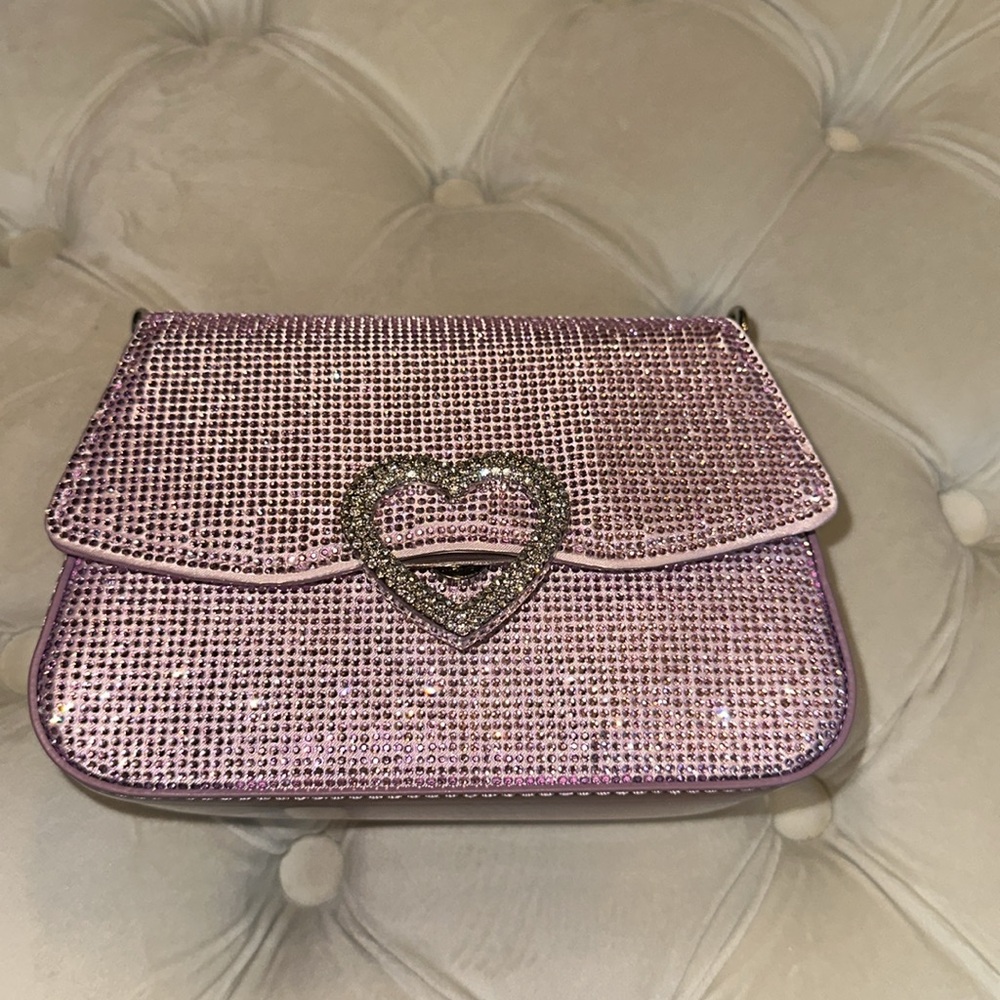 Aldo Pink Glitter Crossbody Bag - Picture 6 of 9